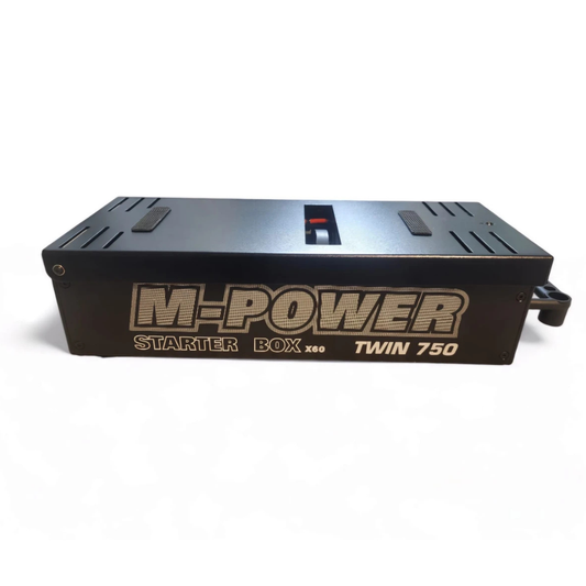 Caster Racing M-POWER X60 Starter Box w/ Twin 750 Motors
