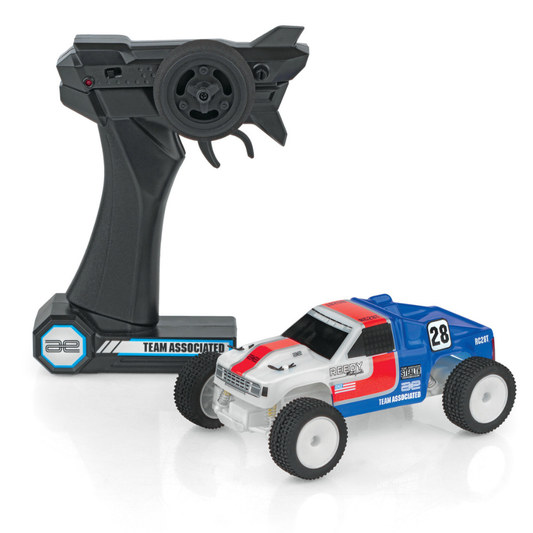 Team Associated RC28T Zoom 1/28 RTR 2WD Micro RC10T Truck w/2.4GHz Radio, Integrated Battery & USB-C Cable